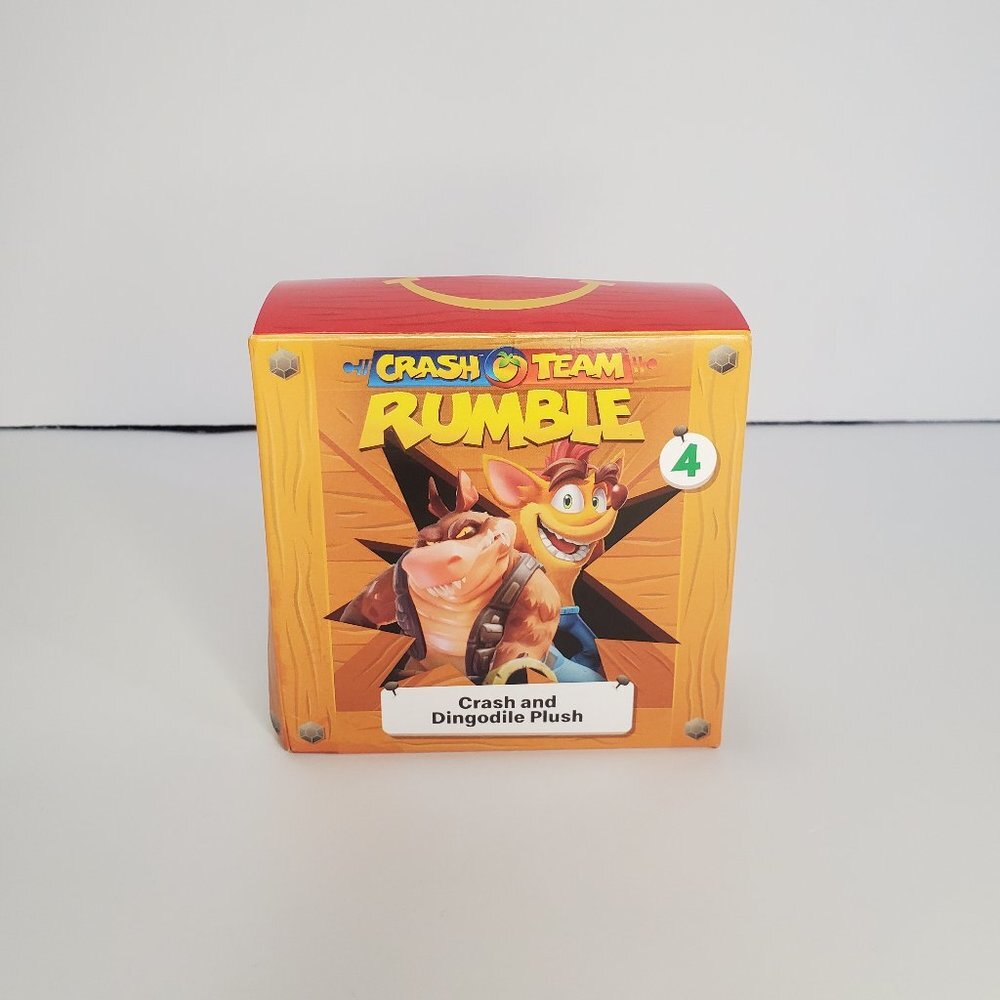 New Crash Team Rubble McDonalds Collectible Crash and Dingodile Plush